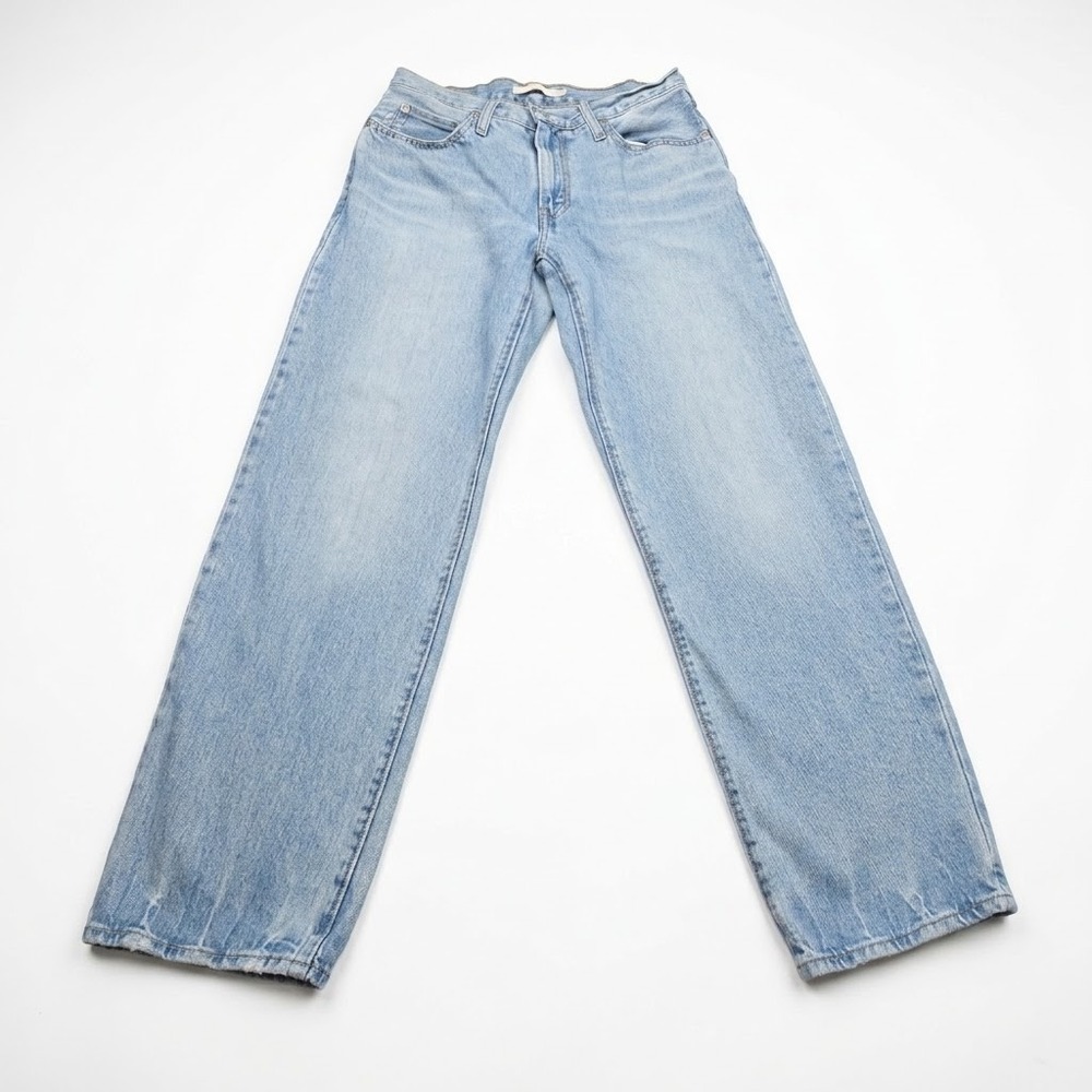 Levi's 94 Baggy Jeans Womens 27x31 Light Wash 100% Cotton Wide Leg Skater 90s